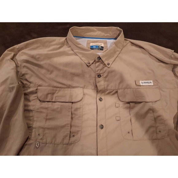Magellan Men's 4XL Relaxed Fit Fish Gear Shirt - Picture 2 of 9